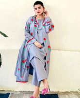 Silk Fancy Gown 3pc - large