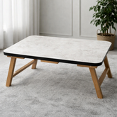 Multi-Purpose Wooden Folding Table – Portable Lap Desk for Study, Reading, and Laptop Use