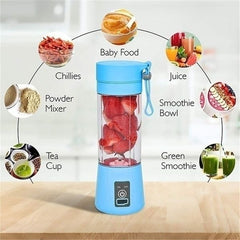 Portable Blender - Rechargeable Personal Smoothie Maker Electric USB Juicer Cup Compact Lightweight Travel Bottles For Shakes And Smoothies