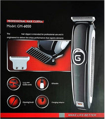 Geemy Original Professional Hair Clipper Trimmer Shaver GM-6050 With Full Accessories Kit For Precision Grooming And Styling